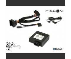 Fiscon LOW Blåtann handsfreesett. Seat m/Media System Touch